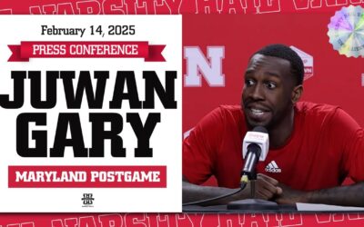 Nebraska Basketball’s BUSINESSLIKE Approach | Juwan Gary Maryland Post Game Press Conference