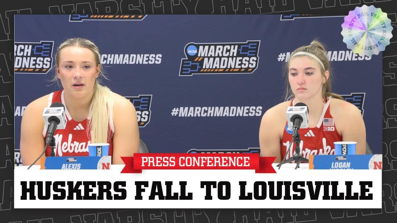 Nebraska Basketball Postgame Press Conference | Huskers Fall In NCAA Tournament Opening Round