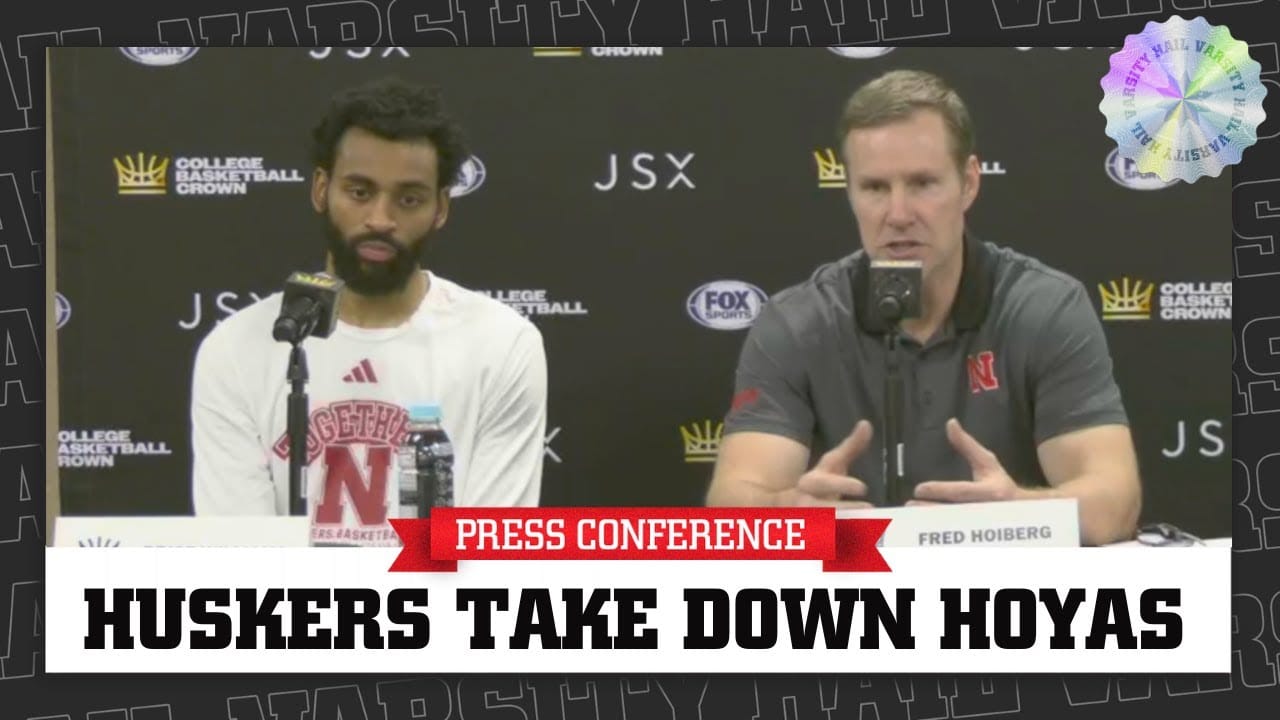 Nebraska Basketball Postgame Press Conference | Huskers Throttle Georgetown In Crown Quarterfinals