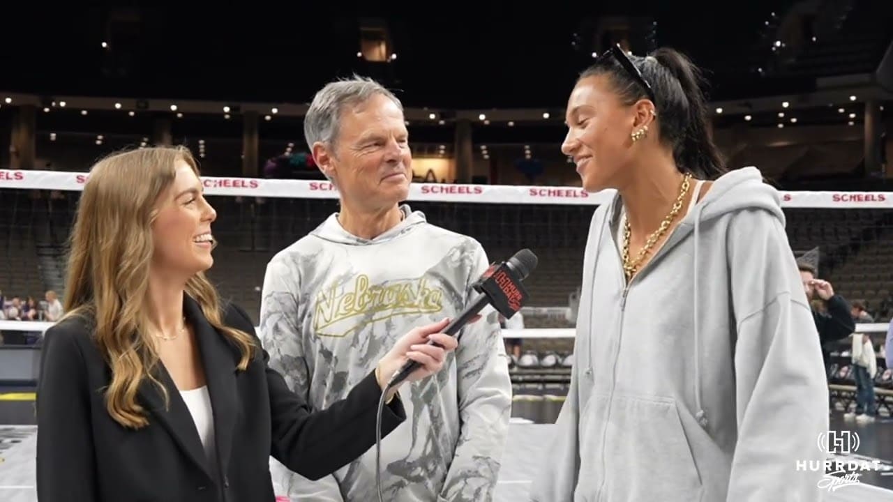 John Cook and Harper Murray Reunite Post Retirement | Nebraska Volleyball