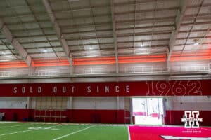 New artowrk in Hawks practice area, Monday, July 28, 2025 in Lincoln, Nebraska. Photo by John S. Peterson.