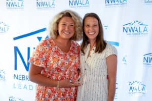 Lily Malcom wins Head Coach Of the Year during the National Women’s Athletic Leadership Alliance Awards Monday July 21st 2025 in Omaha, Nebraska. Photo by Brandon Tiedemann.