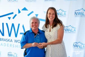 Renee Williams win Official Of the Year during the National Women’s Athletic Leadership Alliance Awards Monday July 21st 2025 in Omaha, Nebraska. Photo by Brandon Tiedemann.