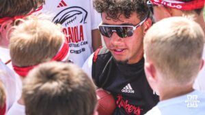 Nebraska Quarterback Dylan Raiola Hosts First Youth Camp