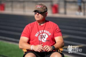 Paul Limongi talks after Westside football practice on Tuesday, August 12th, 2025 in Omaha Nebraska. Photo by Brandon Tiedemann.