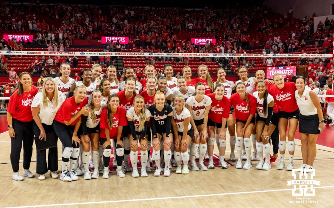 Past, Present and Future of Nebraska Volleyball Converge in 2025 Alumni Match