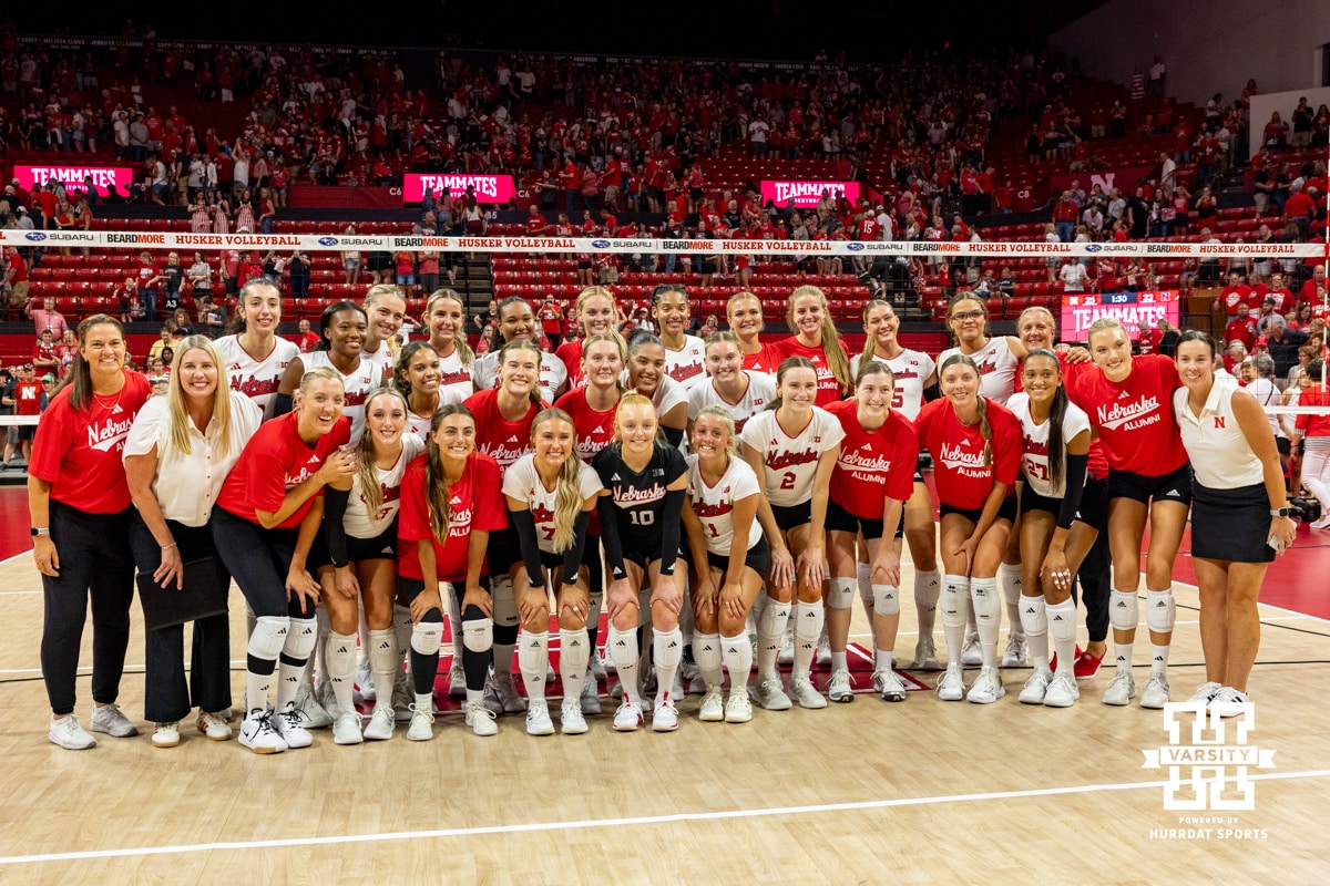 Past, Present and Future of Nebraska Volleyball Converge in 2025 Alumni Match