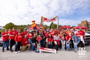 DC Huskers Tailgating before the college football game against the Maryland Terrapins on Saturday, October 11, 2025, in College Park, MD. Photo by John S. Peterson.