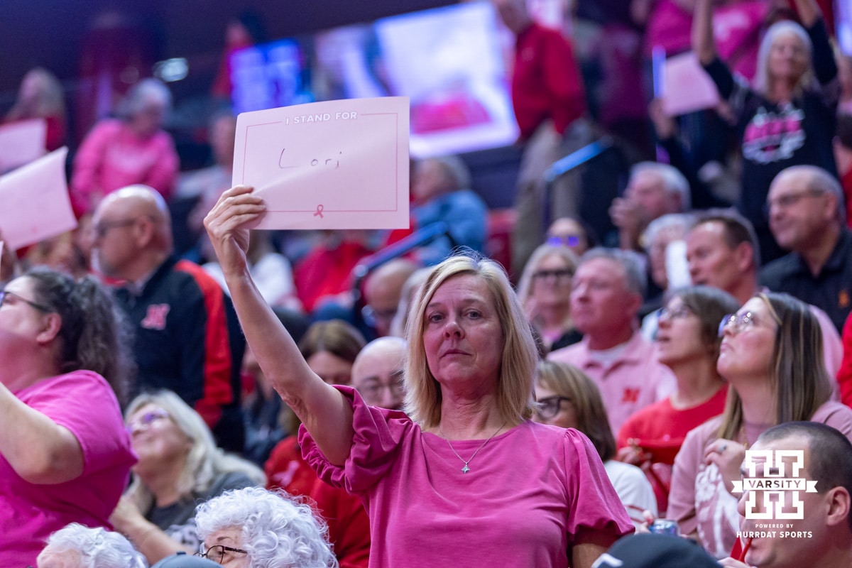 No. 1 Nebraska Volleyball Sweeps Northwestern on Pink Out Night