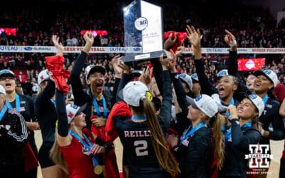 No. 1 Nebraska Volleyball Celebrates Big Ten Title With Blackout Sweep of No. 25 Penn State
