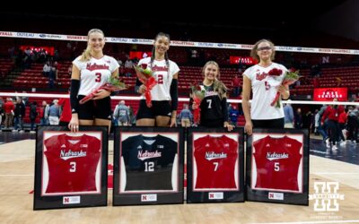 Nebraska Volleyball Sweeps Ohio State on Senior Night | Hail Varsity